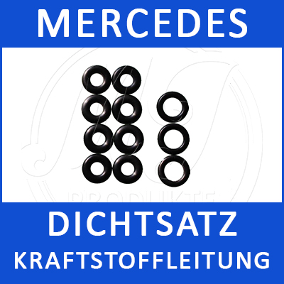 Mercedes W202 Kraftstoffleitung O-Ring O-Ringe Dichtung Reparatursatz